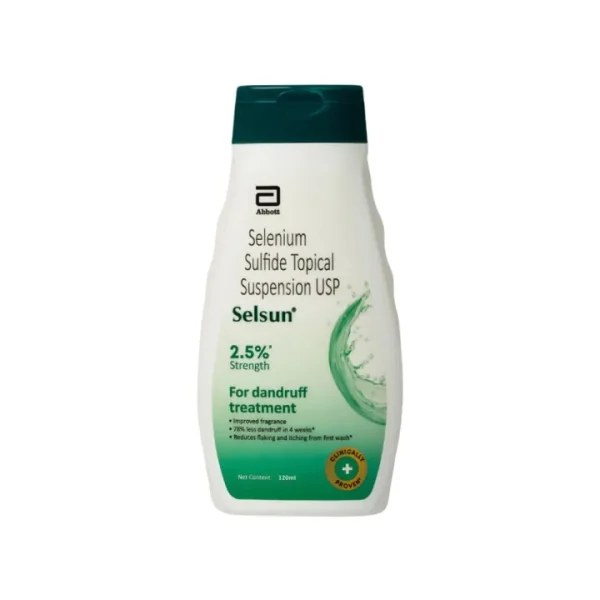 Selsun Selenium Sulfide 2.5% Dandruff For Treatment Shampoo (INDIAN) - 120ml