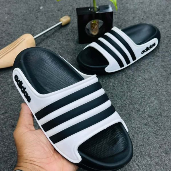 Adidas Style Men's Slide Slipper – Comfortable & Stylish EVA Sole Sandal for Indoor & Outdoor Use