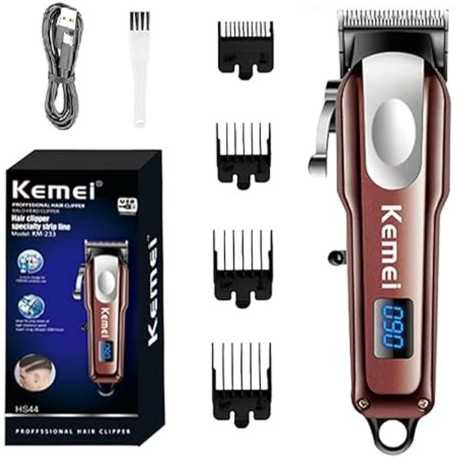 Kemei KM-233: Rechargeable Hair & Beard Trimmer