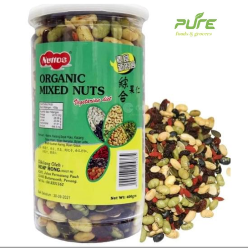 Nuttos Organic Mixed Nuts 400gm