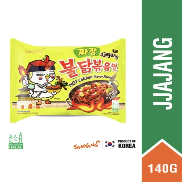 Samyang jjajang ramen 140gm single pack korea