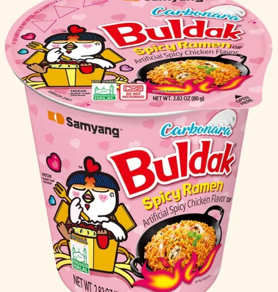 Hot Chicken Ramen Carba cup noodles 80gm