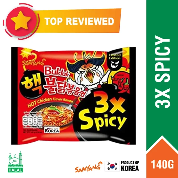 3X Spicy Ramen Noodles